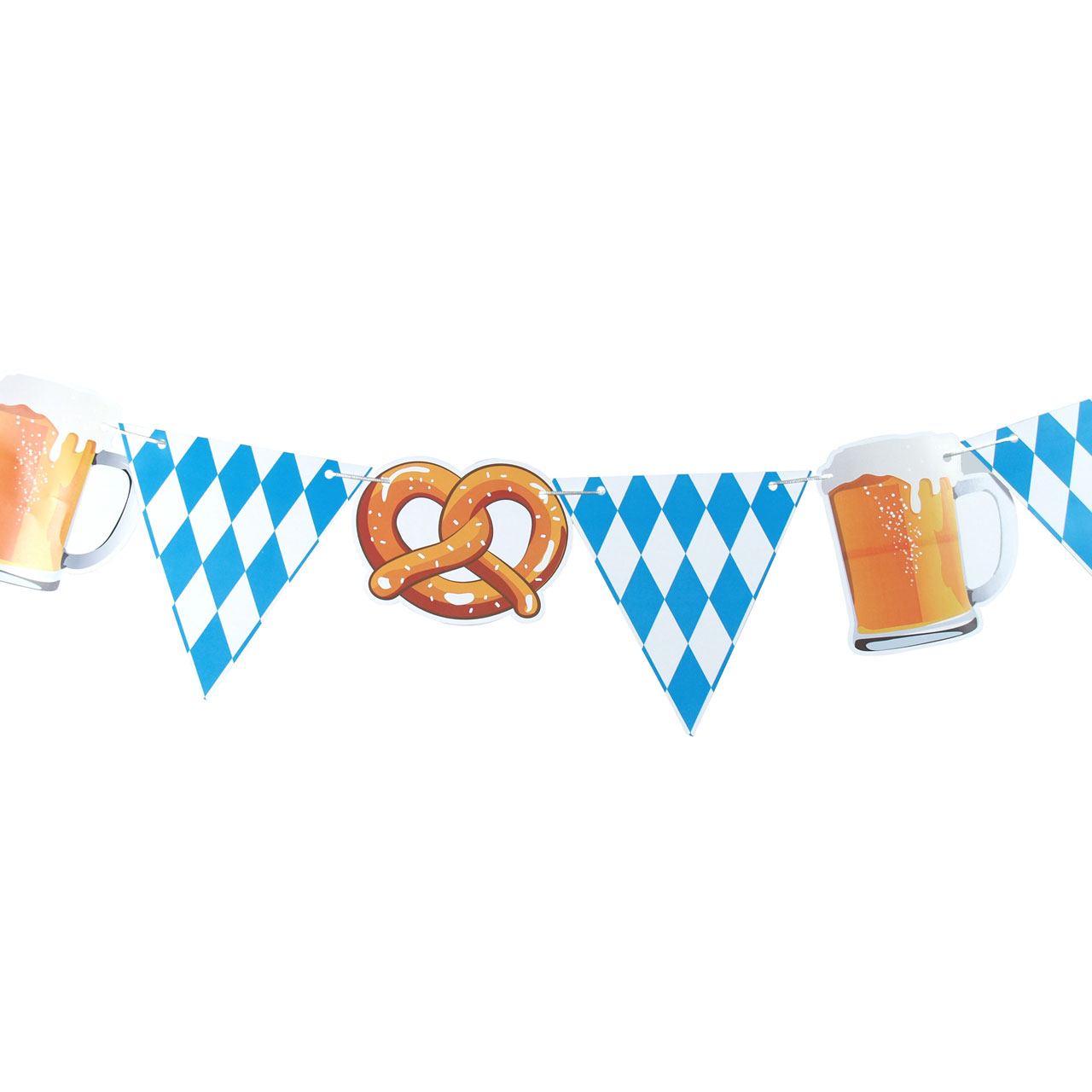 Spaten Bier Wimpel Kette 16 Fahnen Banner Girlande Fähnchen
